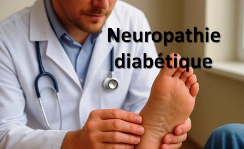 Neuropathie diabétique, examen des pieds
