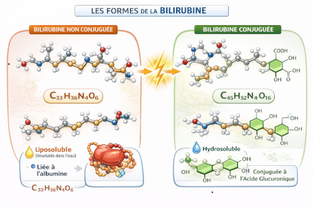 Bilirubine synthèse et biochimie