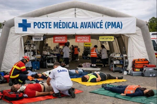 PMA, organisation des secours en cas de catastrophe