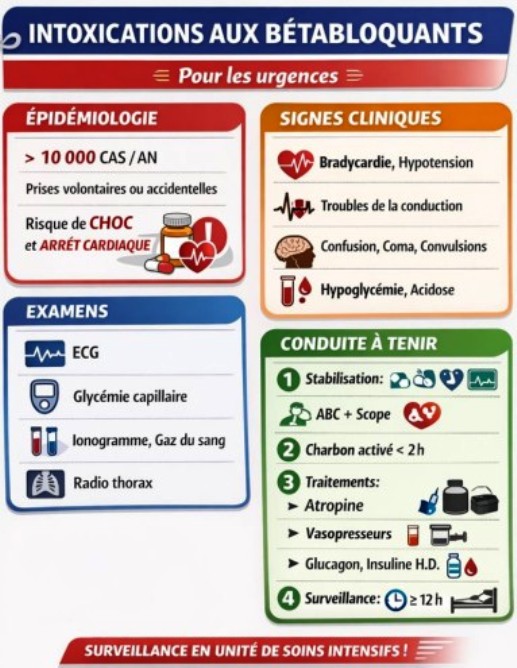 Intoxications aux bétabloquants