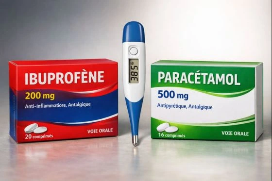 AINS vs Paracétamol dans la fièvre