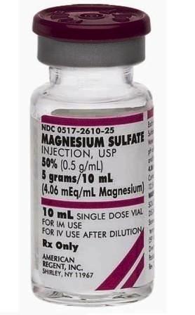 Sulfate de magnesium flacon