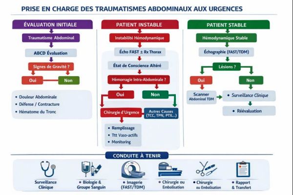 Algorithme traumatisme abdomen